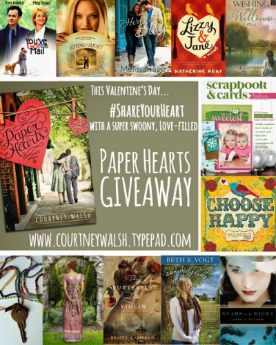 paper heart giveaway